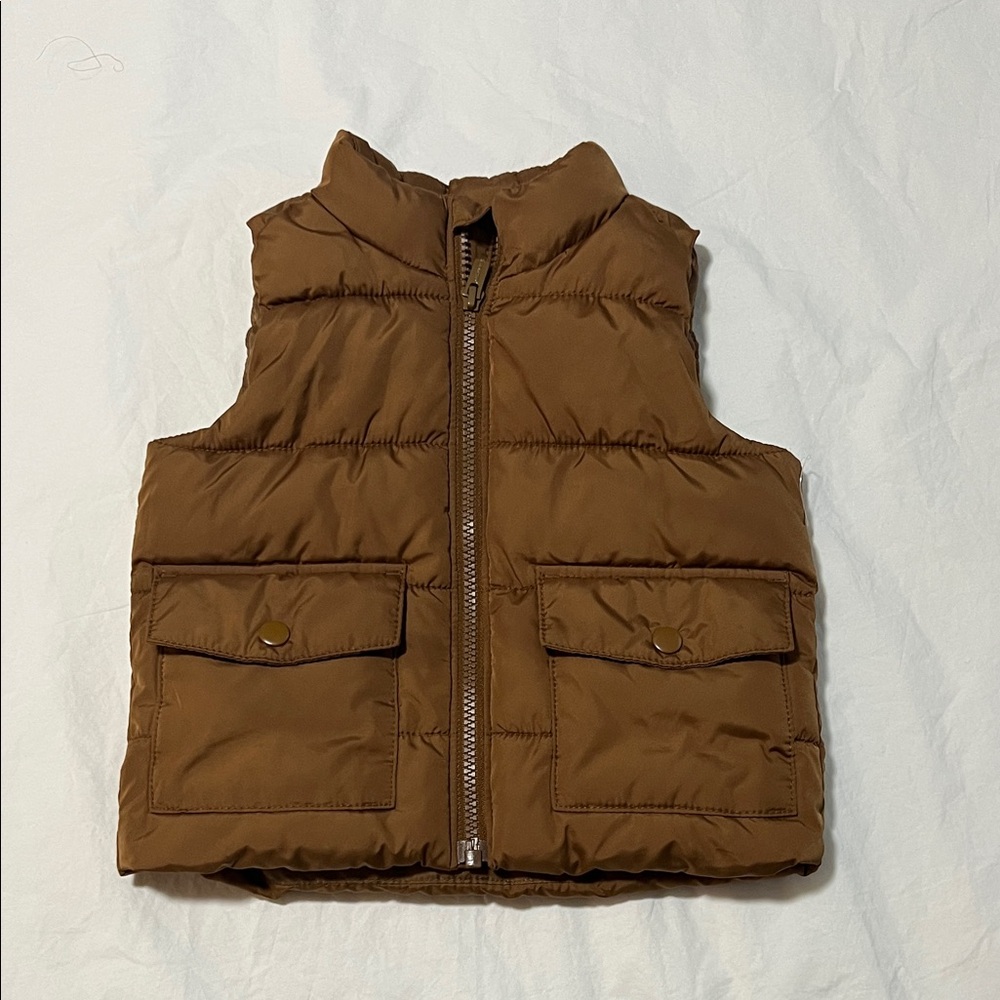 Old Navy Brown Puffy Vest